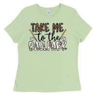 Matcha take me to the ballpark Ladies Tee - CowhideDigitalArt