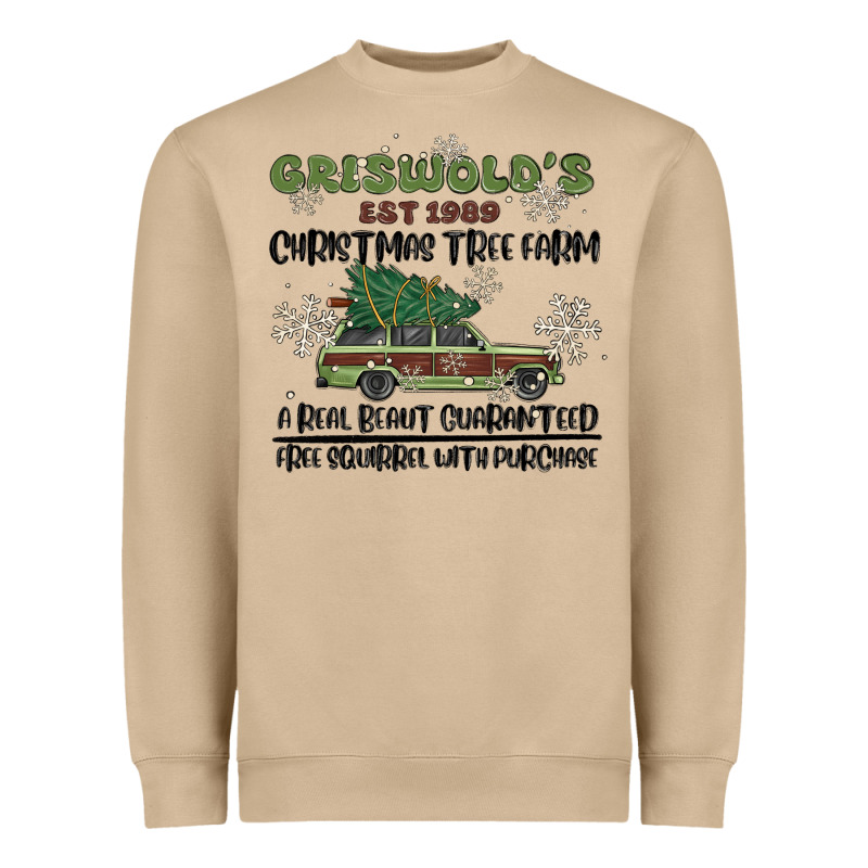 Christmas Tree Farm Heavyweight Sweatshirt by MaliasSmallBusiness | Teevron