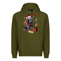 Army Green Christmas gnome Premium Hoodie - CowGirlArtShop