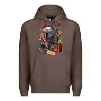 Coffee Christmas gnome Premium Hoodie - CowGirlArtShop