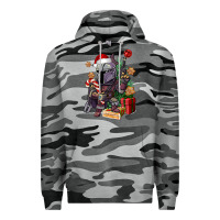 Slate Camo Christmas gnome Premium Hoodie - CowGirlArtShop