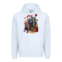 White Christmas gnome Premium Hoodie - CowGirlArtShop