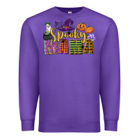 Purple spooky mama Premium Sweatshirt - CowGirlArtShop