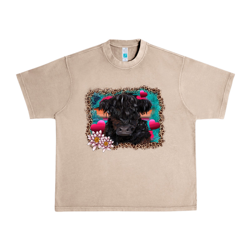 V.d Belted Galloway Cow Urban Heavy Tee by AdoDesignShop | Teevron