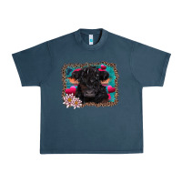 Midnight Navy v.d belted galloway cow Urban Heavy Tee - AdoDesignShop