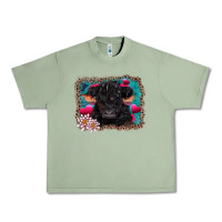 Oil Green v.d belted galloway cow Urban Heavy Tee - AdoDesignShop
