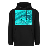 Black turquoise agate Heavyweight Hoodie - TumblerDesignByShophia