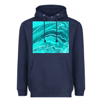 Navy turquoise agate Heavyweight Hoodie - TumblerDesignByShophia