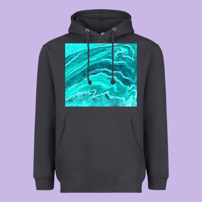 Turquoise Agate Heavyweight Hoodie Designed By Tumblerdesignbyshophia