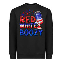 Black red white boozy Heavyweight Sweatshirt - NancyCooperArtShop