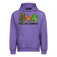 Tulip peace love shamrock Urban Hoodie - FaDigitalArtStudio