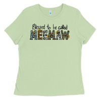 Matcha blessed meemaw Ladies Tee - CowhideDigitalArt
