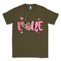 Army Green love valentines day Classic Tee - MaliasSmallBusiness