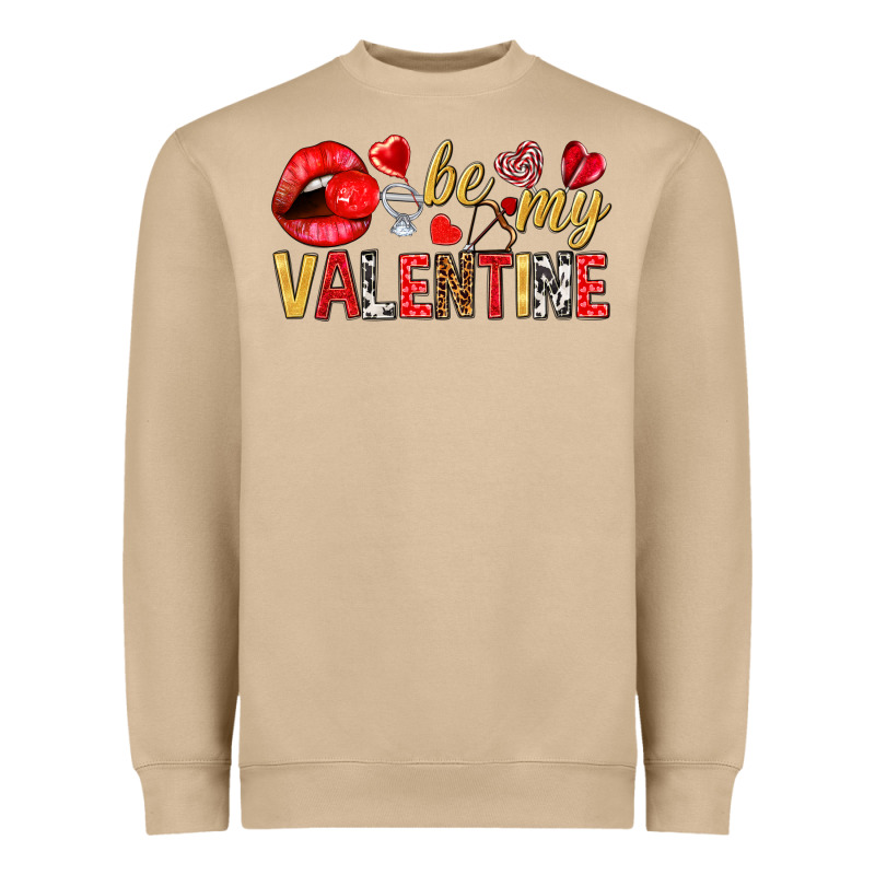 Be My Valentine Heavyweight Sweatshirt by NancyCooperArtShop | Teevron