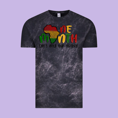 One Month Cant Hold Our History Vintage Tee Designed By Maliassmallbusiness