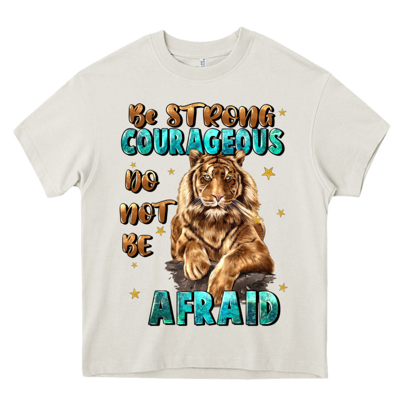 Be Strong And Courageous Heavy Core Tee by JahusDesignShop | Teevron