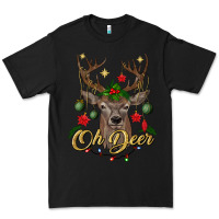 Black oh deer Christmas Premium Tee - BundleAndBundleShop