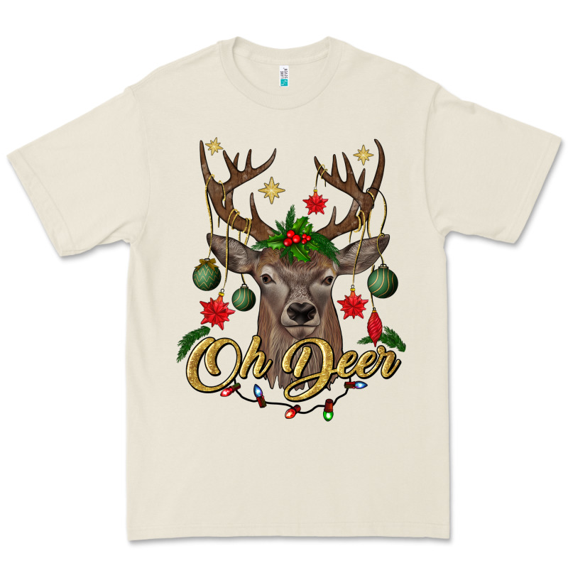 Oh Deer Christmas Premium Tee by BundleAndBundleShop | Teevron