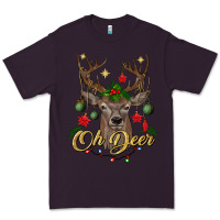 Plum oh deer Christmas Premium Tee - BundleAndBundleShop