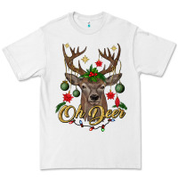 White oh deer Christmas Premium Tee - BundleAndBundleShop