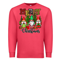 Cardinal merry christmas gnomes Premium Sweatshirt - CowGirlArtShop