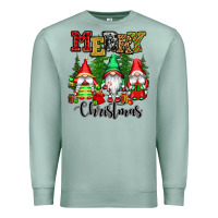 Seafoam merry christmas gnomes Premium Sweatshirt - CowGirlArtShop