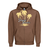 Chestnut Tropical Paradise Zipper Hoodie - Bettercallsaul