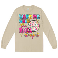Mushroom wake me when the ball drops Long Sleeve Tee - MaliasSmallBusiness