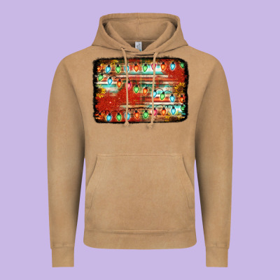 Christmas Serape Sunflower Background Vintage Hoodie Designed By Jasminsmagicworld