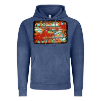 Vintage Denim christmas serape sunflower background Vintage Hoodie - Jasminsmagicworld