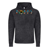 Vintage Black poppy cowhide sunflower Vintage Hoodie - Jasminsmagicworld