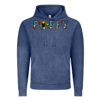 Vintage Denim poppy cowhide sunflower Vintage Hoodie - Jasminsmagicworld