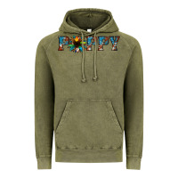 Vintage Olive poppy cowhide sunflower Vintage Hoodie - Jasminsmagicworld