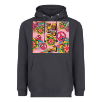 Smoke peace love hippie daisy Heavyweight Hoodie - TumblerDesignByShophia