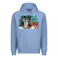 Colony Blue its freezin season Premium Hoodie - CowGirlArtShop