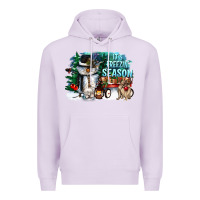 Lilac its freezin season Premium Hoodie - CowGirlArtShop