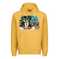 Mustard its freezin season Premium Hoodie - CowGirlArtShop