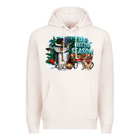 Pale Pink its freezin season Premium Hoodie - CowGirlArtShop