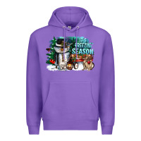 Purple its freezin season Premium Hoodie - CowGirlArtShop