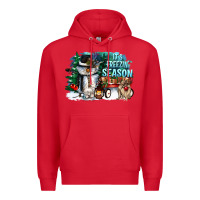 Red its freezin season Premium Hoodie - CowGirlArtShop