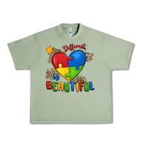 Oil Green different is beautiful autism Urban Heavy Tee - MaliasSmallBusiness