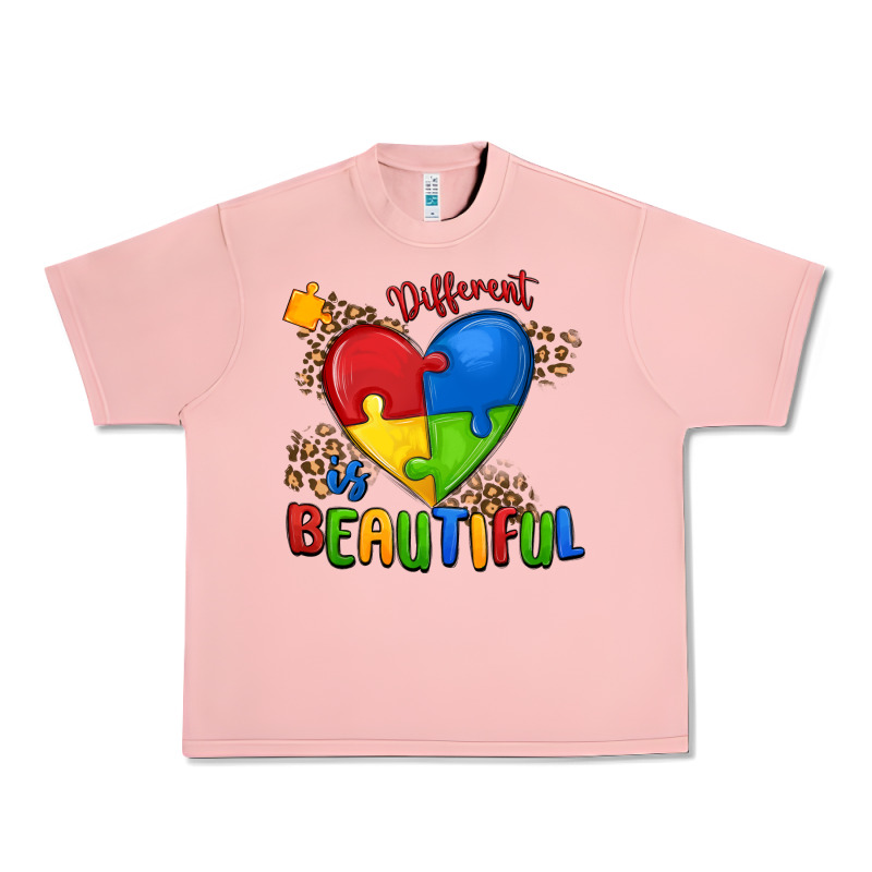 Different Is Beautiful Autism Urban Heavy Tee by MaliasSmallBusiness | Teevron