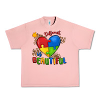 Salmon different is beautiful autism Urban Heavy Tee - MaliasSmallBusiness