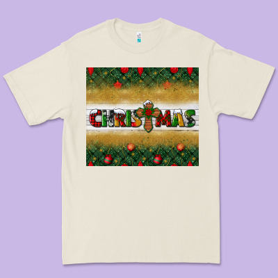Christmas With Cross Premium Tee Designed By Bundleandbundleshop