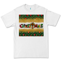White Christmas with cross Premium Tee - BundleAndBundleShop