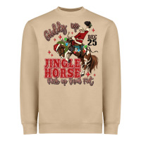 Mushroom giddy up jingle horse pick up your feet Heavyweight Sweatshirt - MaliasSmallBusiness