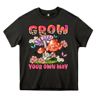 Asphalt grow your own way Heavy Core Tee - JahusDesignShop