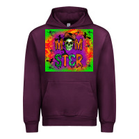 Mauve Wine Momster Tumbler Urban Hoodie - BundleAndBundleShop