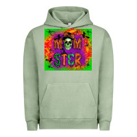 Pigment Oil Green Momster Tumbler Urban Hoodie - BundleAndBundleShop