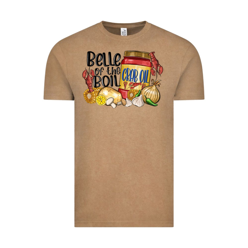 Belle Of The Boil Crab Oil Vintage Tee by MaliasSmallBusiness | Teevron